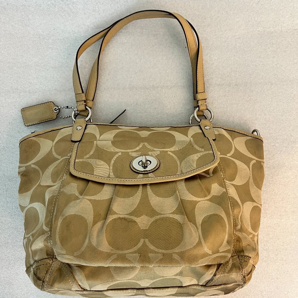 Coach Purse Beige